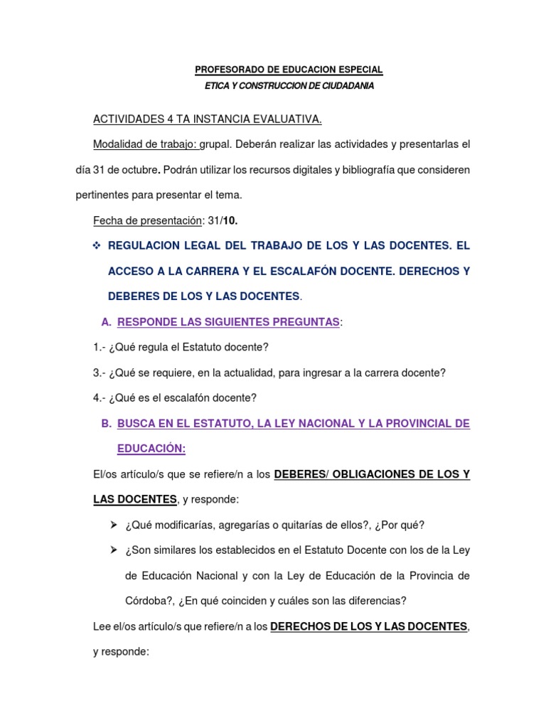 4 Ins Mat y Actividad | PDF | Educación de la primera infancia ...