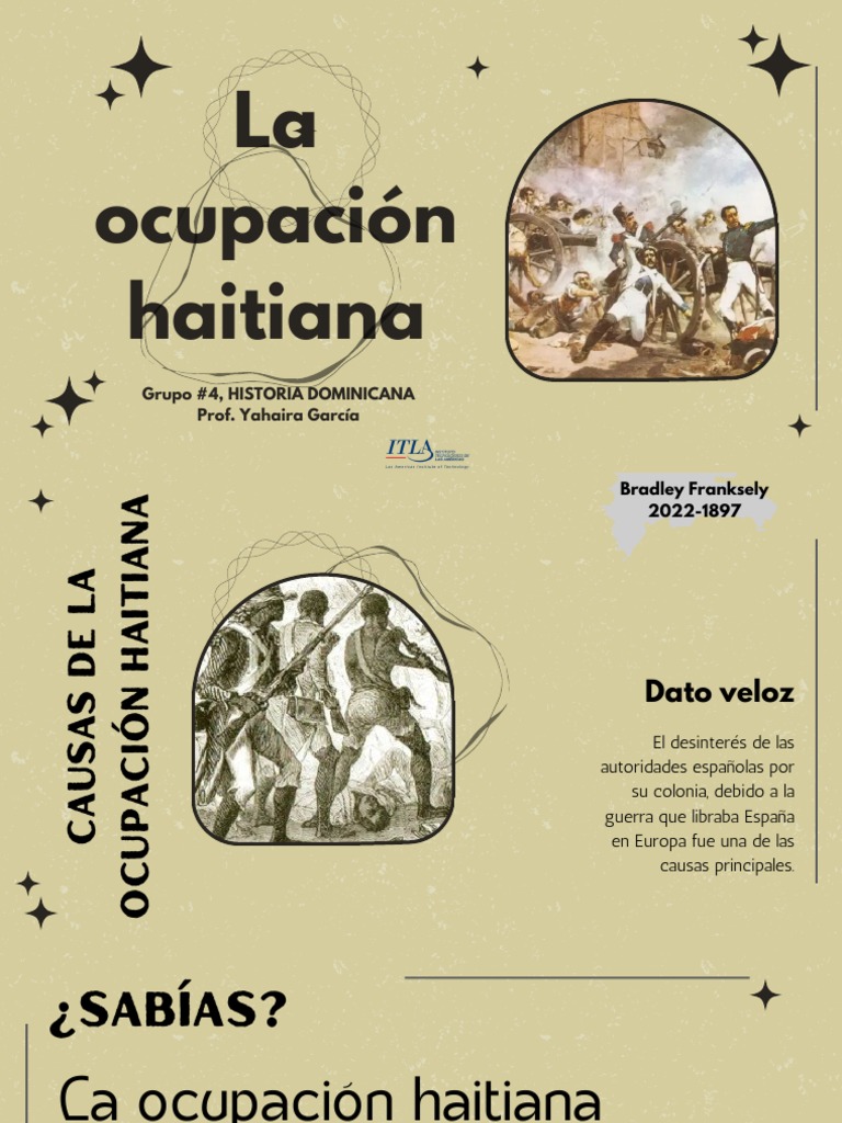 Presentación Sobre La Ocupación Haitiana | PDF | Haití | República ...