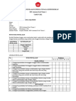 Format Penilaian Kinerja Tendik