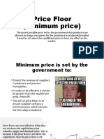 Price Floor (Minimum Price)