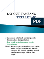 Lay Out Tambang