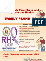 Responsible Parenthood and Reproductive Health:: Family Planning