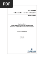 Software For Gas Chromatographs User Manual