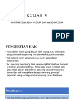 KULIAH V Hak & Kewaj