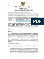 000-2022-00461-00 Confllicto de Competencia Sanción Moratoria