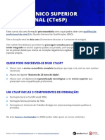 Curso Técnico Superior Profissional (Ctesp)