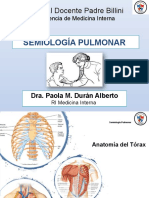 Semiología pulmonar: interrogatorio y exploración física