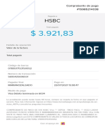 Comprobante de Pago #15985214038: Detalle de Operación