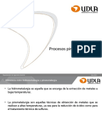 Procesos pirometalúrgicos del cobre