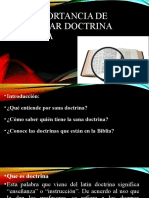 La Importancia de Estudiar Doctrina Bíblica