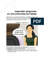 Como Responder Preguntas en Una Entrevista de Trabajo