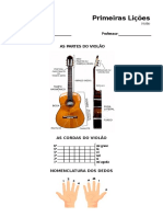 Primeiras Lições - Violão