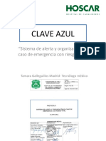 Clave Azul: "Sistema de Alerta y Organización en Caso de Emergencia Con Riesgo Vital"