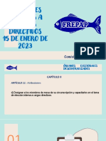 Elecciones Internas A Cargos Directivos 15 de Enero de 2023: Comisión Nacional Electoral