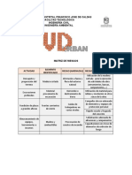 Universidad Distrital Francisco Jose de Caldas Facultad Tecnológica Ingeniería Civil Ingeniería Ambiental