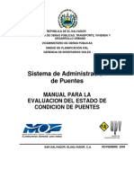 Sistema de Administración de Puentes: Manual para La Evaluacion Del Estado de Condicion de Puentes