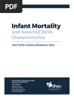 SC DHEC Infant Mortality Rate Report