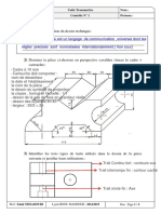 Questions: 1) Donner La Définition Du Dessin Technique