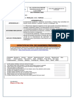 4º Guia Inglés No 1 II Período 2023