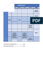 Horario 8vo Ciclo