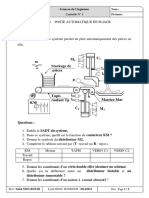 Exercice 1: Mise en Situation: Ce Système Permet de Plier Automatiquement Des Pièces en