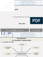 S4 S Eg E 7 Et 8: Comptabilité Des Sociétés