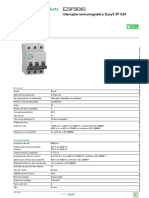 Interruptor Termomagnetico 3X63 Ac