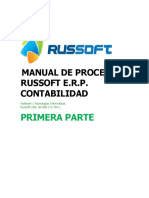 Manual de Procesos Russoft E.R.P. Contabilidad: Primera Parte