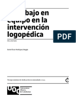 El Trabajo en Equipo en La Intervención Logopédica: Daniel Óscar Rodríguez Boggia