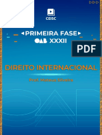 Direito Internacional Privado e Público