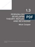 Person-Centred Developmental Theory: Reflections and Revisions