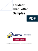 Student Cover Letter Samples: 8-161 Bridge Street West, Belleville, ON K8P 1K2 613-966-9069 WWW - Metaservices.ca