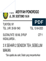 Rsu ' Aisyiyah Ponorogo: JL. DR. SOETOMO 18-24