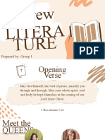 Hebrew: Litera Ture