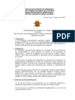 Republica Bolivariana de Venezuela Fuerza Armada Nacional Bolivariana Comando Estratégico Operacional Dirección Conjunta Fuerza Choque