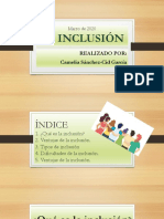 La Inclusión: Realizado Por: Camelia Sánchez-Cid García
