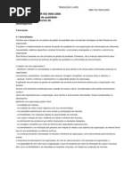 NBR ISO-9004-2000 - Diretrizes Para Melhorias de Desempenho