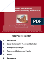 Andrea Colantonio - Social Sustainability