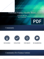 National Public Health Week-Day 3