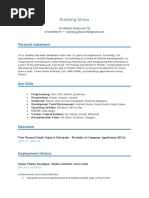 Graduate CV Template