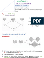 Formación de enlaces covalentes en moléculas diatómicas del período 2