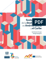 Sostenibilidad Deuda Pública América Latina El Caribe: de La en y