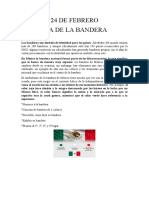 Programa Dia de La Bandera.