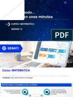 Sesion 13-Matematica Aplicada