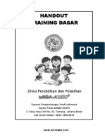 Handout Training Dasar: Divisi Pendidikan Dan Pelatihan