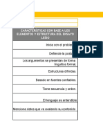 Matriz de Registro-Definición Y Características Del Ensayo Académico Grupo: Integrantes