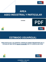 Área Aseo Industrial Y Particular