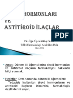 Tıbbi Farmakoloji Anabilim Dalı: Dr. Ö R. Üyesi Gülay Sezer Ğ