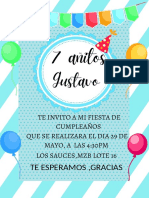 Tarjeta de Invitacion