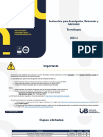 Inscripción Tecnólogos UNI 2023-2